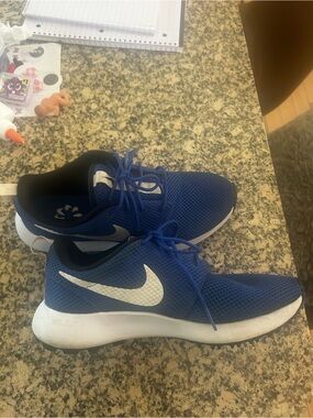 Youth Nike Royal Blue Mesh Golf Shoes